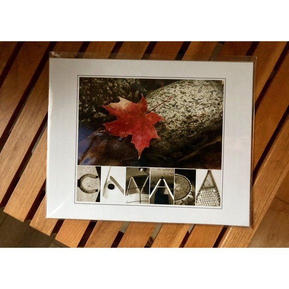 8x10 CANADA Alphabet Art Photograph and Card - Picture 2 of 3